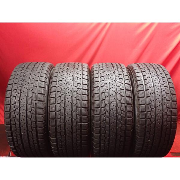 【良山】255/55R18 109Q 4本 冬用 スタッドレスタイヤ 《ヨコハマ アイスガード SUV G075》 8.5分山 アウディQ7 トゥアレグ カイエ