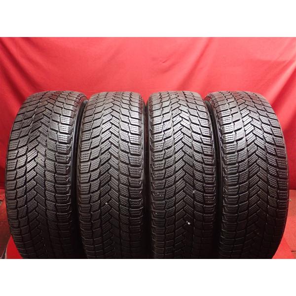 【良山】235/60R18 107T 4本 冬用 スタッドレスタイヤ 《ミシュラン X-ICE SNOW SUV》 9.0/8.5分山  アウディQ5 CR-V