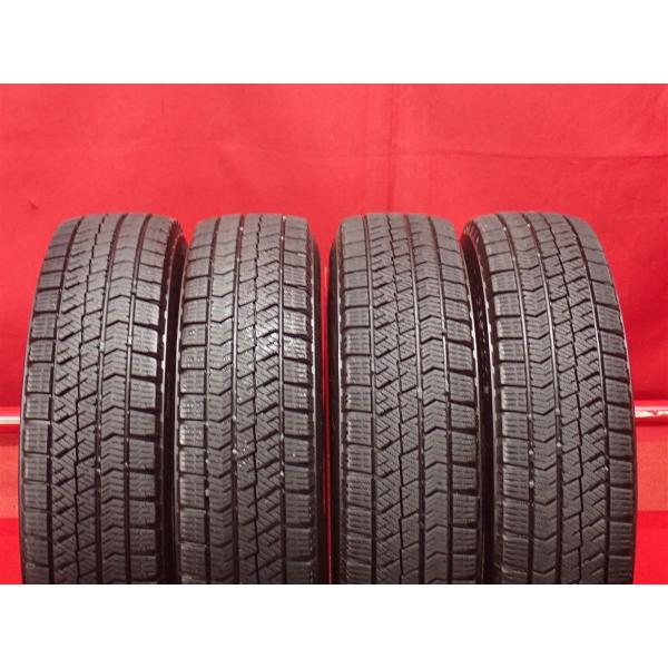 BS BLIZZAK VRX2 145/80R13 13インチ スタッドレス 4本 2017年製 バリ溝 モコ キャロル プレオ アルト MRワゴン等　(MTA228)クレジットカード QRコード決済可能 ブリザック 145/80R13 ブリヂストン VRX2 スタッドレスタイヤ（単品）1