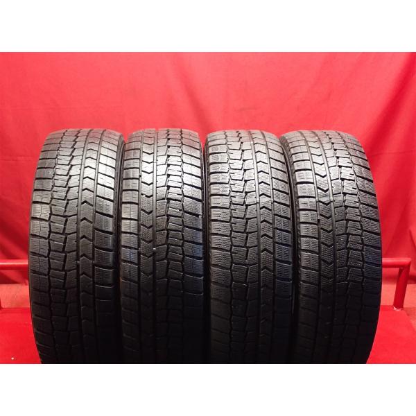【良山】215/65R16 98Q 4本 冬用 スタッドレスタイヤ 《ダンロップ ウィンターマックス 02 WM02》 8.5/8.0分山 ティグアン ボルボX