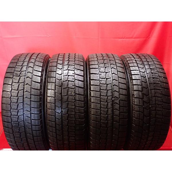 【お値打ち】225/55R17 97Q 4本 冬用 スタッドレスタイヤ 《ダンロップ ウィンターマックス02 WM02》8.5分山ベンツE CL S  アウディ