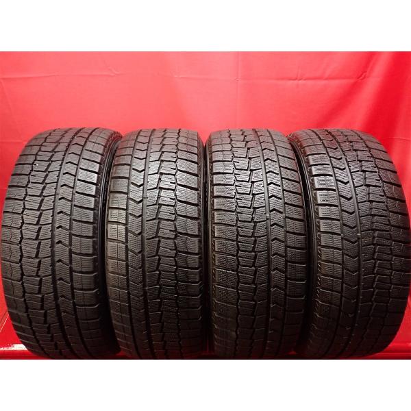 【良山】225/50R17 98T 4本 冬用 スタッドレスタイヤ《ダンロップ ウィンターマックス02 WM02》9.0/8.5分山 レクサスGS RC マジェ