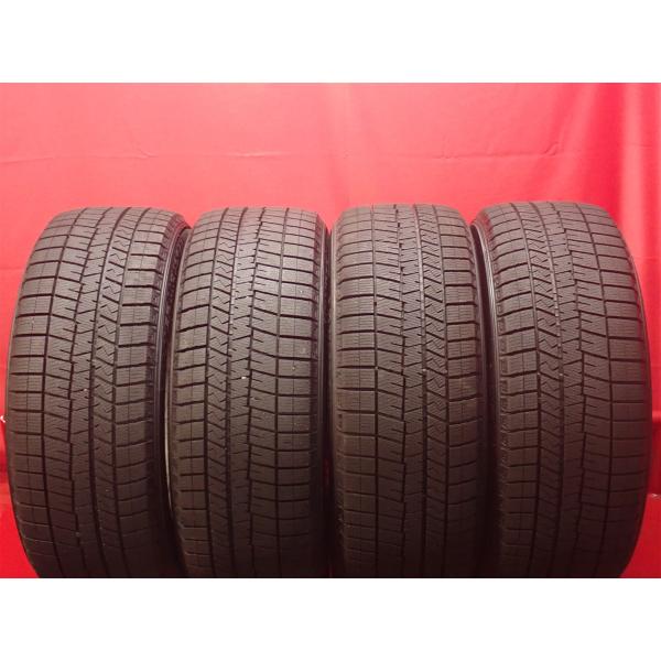 【バリ山】225/50R18 95Q 4本 冬用 スタッドレスタイヤ 《ダンロップ ウィンターマックス 03 WM03》 9.5分山  レクサスUX C-HR 