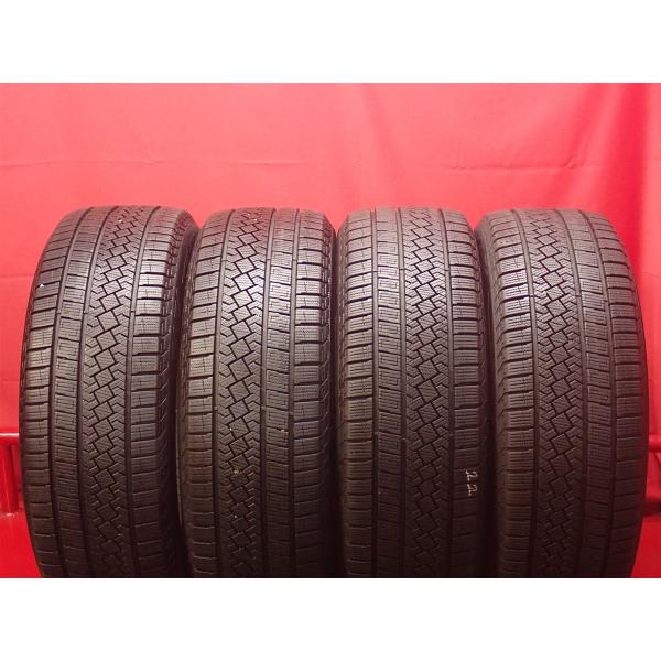 【良山】225/55R18 102H 4本 冬用 スタッドレスタイヤ 《ピレリ アイス ゼロ アシンメトリコ》 8.5分山輸入車アウディA6プジョー3008st