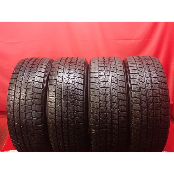 【良山】225/50R18 95Q 4本 冬用 スタッドレスタイヤ 《ダンロップ ウィンターマックス 02 WM02》 8.5分山 C-HR ヴェゼル レクサス