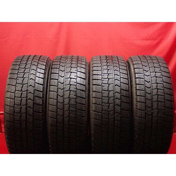 【お値打ち】215/55R17 94Q 4本 冬用 スタッドレスタイヤ 《ダンロップ ウインターマックス 02 WM02》 9.0/8.5分山  レクサスES 