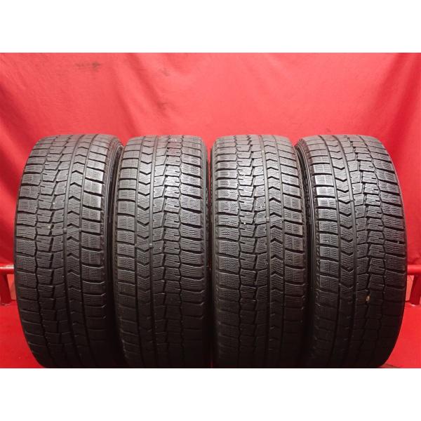 225/45R17 91Q 4本 冬用 スタッドレスタイヤ 《ダンロップ ウィンターマックス 02 WM02》 7.5分山  レクサスIS オーリス sta17