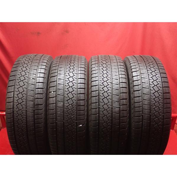 【バリ山】215/60R16 99H 4本 冬用 スタッドレスタイヤ 《ピレリ アイス ゼロ アシンメトリコ》 9.5分山  アウディQ2 ザ・ビートル sta