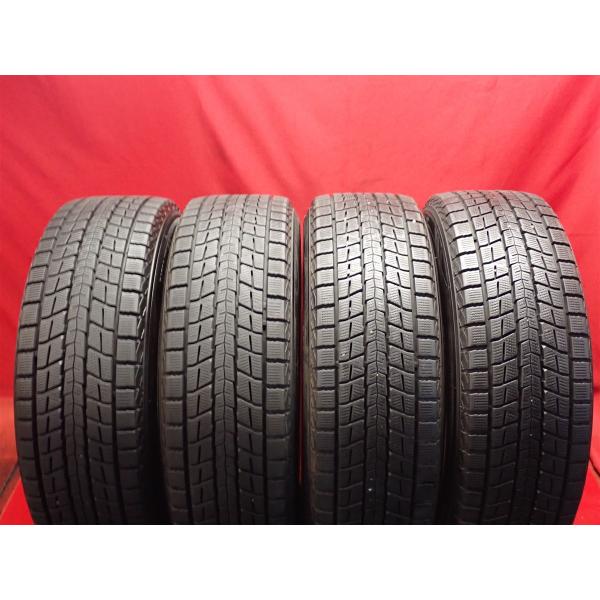 【お値打ち】225/60R18 100Q 4本 冬用 スタッドレスタイヤ《ダンロップ ウィンターマックス SJ8》8.5分山 レクサスNX RAV4 ハリア― 