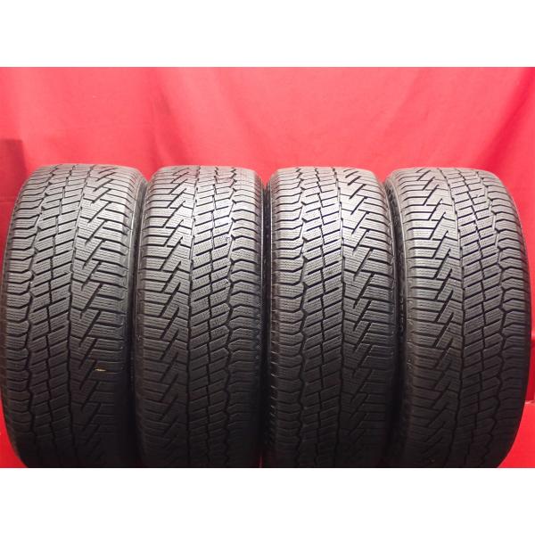 【良山】225/50R17 98T 4本 冬用 スタッドレスタイヤ 《コンチネンタル ノースコンタクト NC6》 8.5分山  アウディA4 A6 ボルボV70