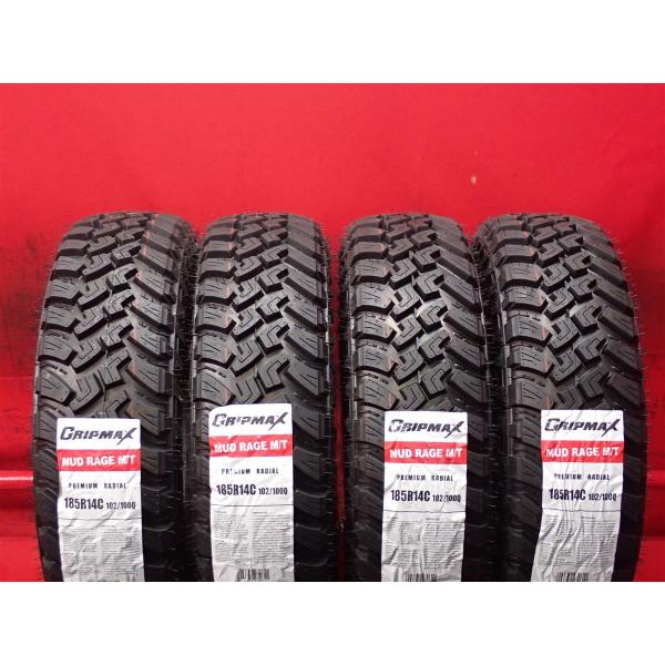新品未使用品 ホワイトレター】185R14C 102/100Q 夏タイヤ 4本SET
