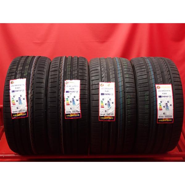 【新品未使用 前後異サイズ】225/40ZR18 92Y 255/35R18 94Y 4本 夏タイヤ 《ミネルバ F205》 10.0分山 ベンツCクラス BM