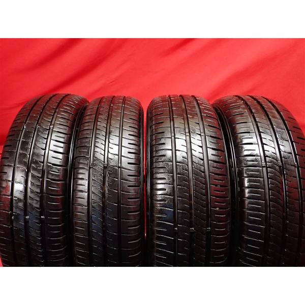 【前後異サイズ】前165/65R15 81S 後185/60R15 84H 夏タイヤ 4本セット《ダンロップ エナセーブ EC204》8.5分山 ルノー・トゥイ
