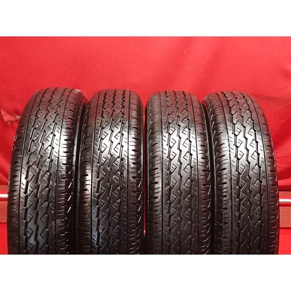 程度上】155/80R14 88/86N 4本 夏タイヤ 《ブリヂストン V600》 8.5