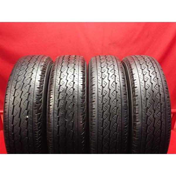 BS V600 195/80R15 107/105L LT 15インチ 夏タイヤ 4本 2016～2018年製 バリ溝 ハイエース キャラバン等 (VTG181) クレジットカード QR決済可能 お値打ち】195/80R15 107/105L 4本 夏タイヤ 《ブリヂストン V600
