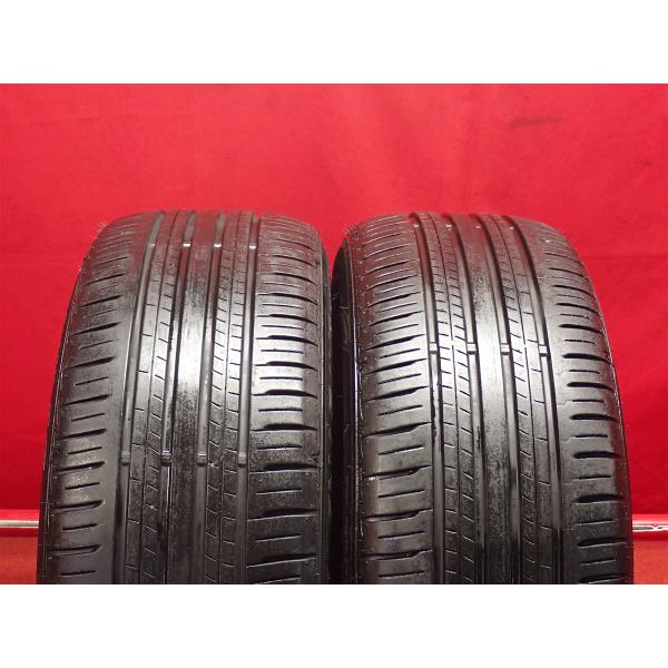 【程度上】215/50R18 92V 2本 夏タイヤ 《ダンロップ エナセーブ EC300+》 8.5分山 ヤリスクロス CX-3 T-ロック アウディQ2 n
