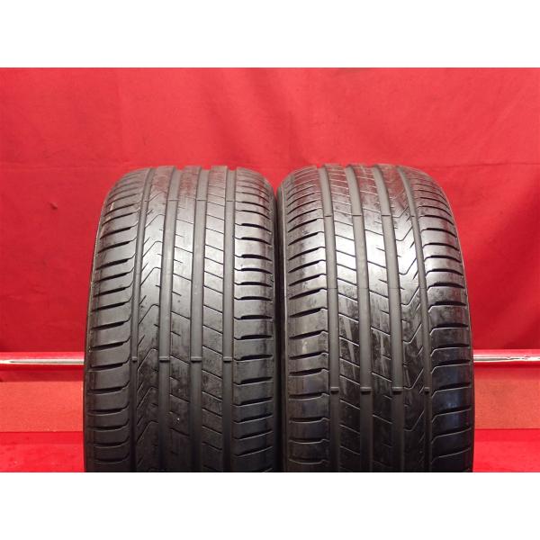 225/45R17 91Y 2本 夏タイヤ 《ピレリ チントゥラート P7》 9.5分山  アウディ承認 A3スポーツバック TT A6 S3 S4 n17