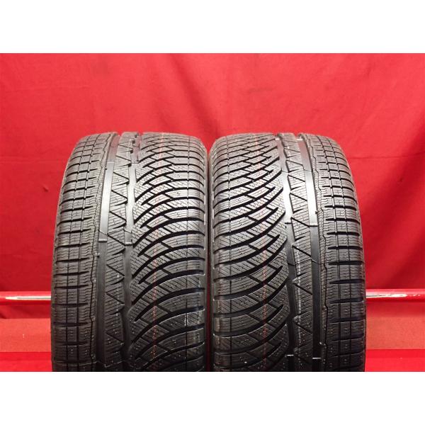 【バリ溝 ウィンタータイヤ】265/40R18 101V 2本 《ミシュラン パイロット アルペン PA4》 9.5分山 ポルシェ911 ケイマン n18