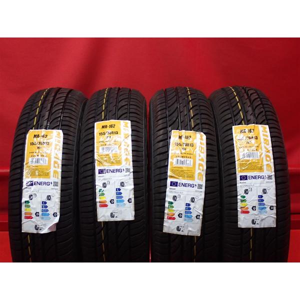 新品未使用】155/70R13 75T 4本 夏タイヤ 《ミラージュ MR 162》 10.0