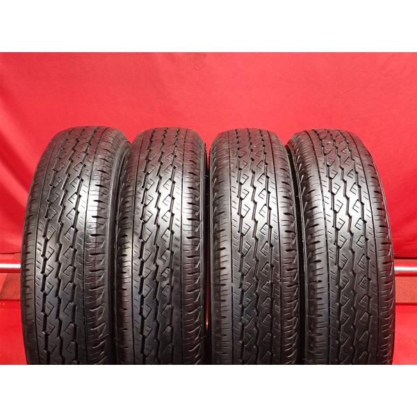 【送料無料】 ブリヂストン V600 155/80R14 88/86N 4本 程度上】155/80R14 88/86N 4本 夏タイヤ 《ブリヂストン V600》 8.5