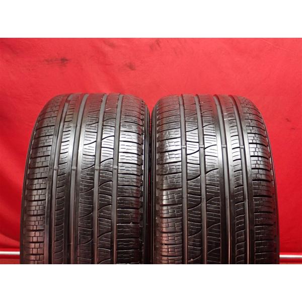 【ポルシェ承認】255/55R18 105V 2本 夏タイヤ 《ピレリ スコーピオン ヴェルデ オールシーズン》 8.5分山 トゥアレグ カイエン n18