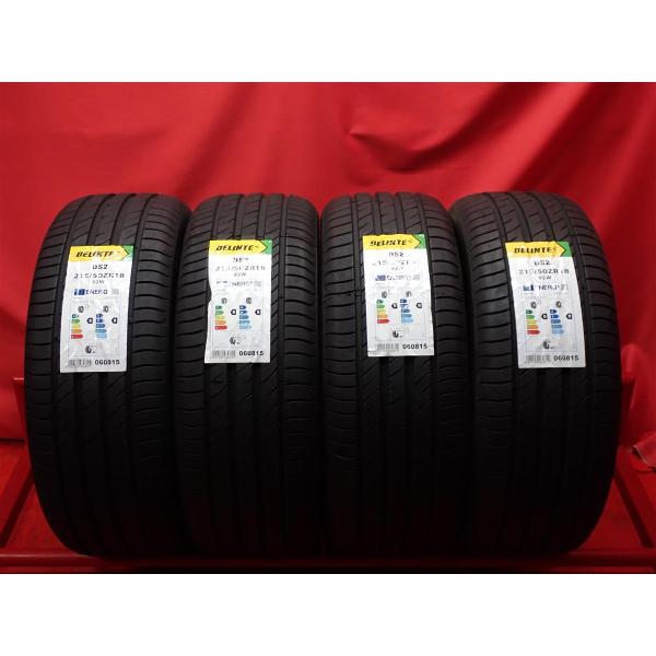 【新品未使用】215/50R18 92W 4本 夏タイヤ 《デリンテ DS2 -》 10.0分山 ヤリスクロス CX-3 T-ロック アウディQ2 n18