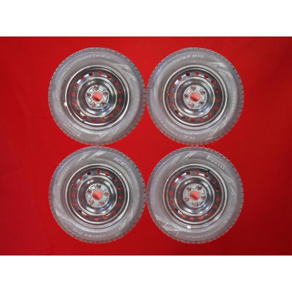 溝あり‼️ピレリスタッドレスセット2021年製 195/65R15 80系ノア等 溝あり‼️ピレリスタッドレスセット2021年製 195/65R15 80系ノア等