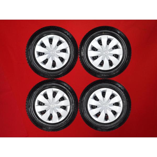 スタッドレス シエンタ (80系)純正スチール フルホイールキャップ付+  