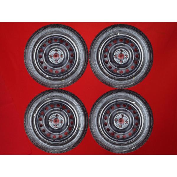 激安 4本SET】トヨタ ヴィッツ 130系 純正 スチールホイール G4 [5.5J
