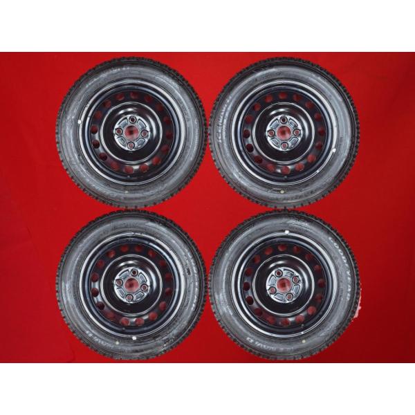 激安 4本SET】トヨタ ヴィッツ 130系 純正 スチール 鉄ホイール G4 
