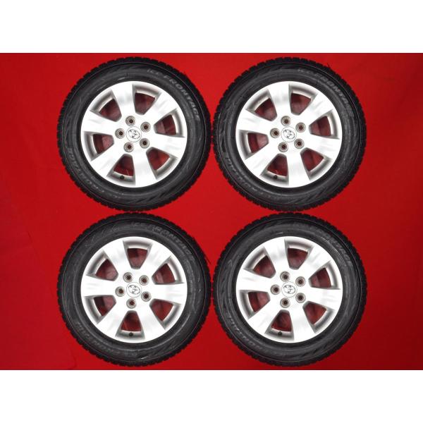BS FEID 社外ホイール 16インチ 4本 6.5J5HPCD114.3+48 エスティマ マークXジオ等 (VHI80) クレジットカード QR決済可能 TOYOTA トヨタ マークXジオ 後期 純正 7本スポーク ホイール 4本 6.5J