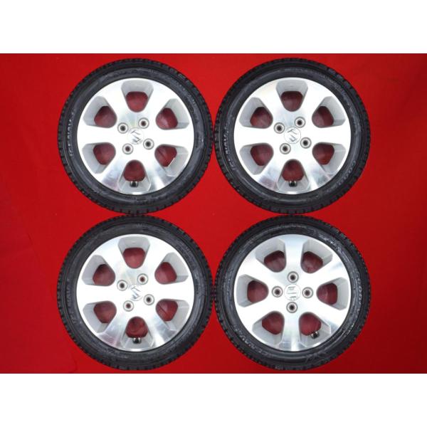 激安 4本SET】スズキ ワゴンR MH21S系 純正 アルミホイール [4.5J +50