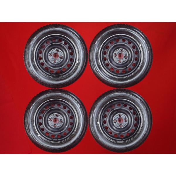 激安 4本SET】ヴィッツ 130系 純正 スチール 鉄ホイール G4 [5.5J +45 
