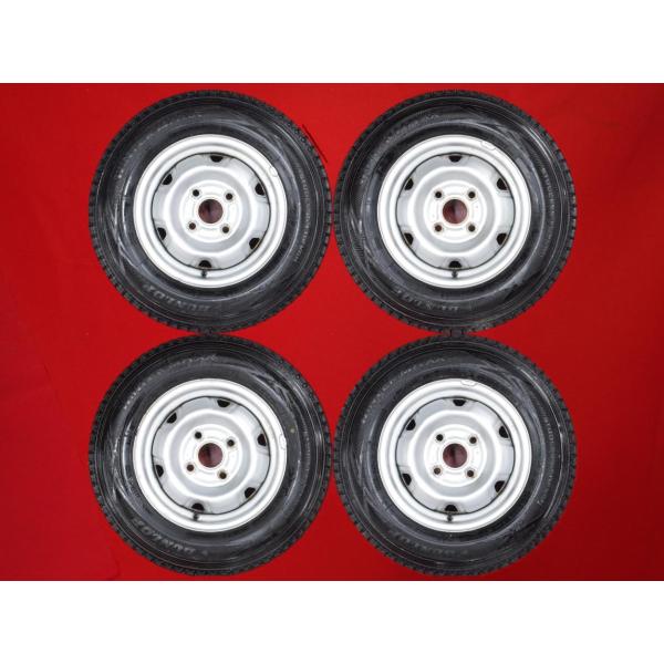 タウンエースやライトエースに!!BISON◆5J 13インチ IS45(オフセット+45) PCD114.3-5H◆165R13 LT 8PR ブリヂストン ブリザック VL1 WEDS（ウェッズ） トヨタ タウンエース/ライトエース/etc 新品ホイール