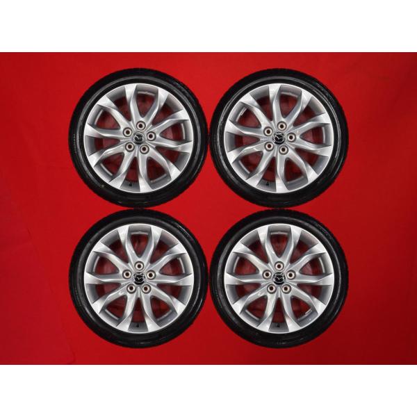 良品 4本SET】マツダ アクセラ BM系 純正 アルミホイール [7J +50