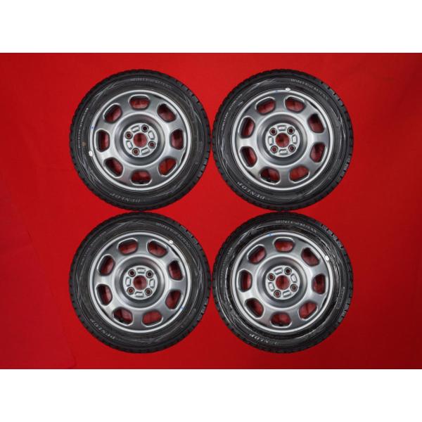 ハスラー純正 鉄15インチ 165/60R15 21年製 ダンロップEC300+ 2023年製 新車外し品】スズキ ハスラー JスタイルII 純正 15in 4.5J +