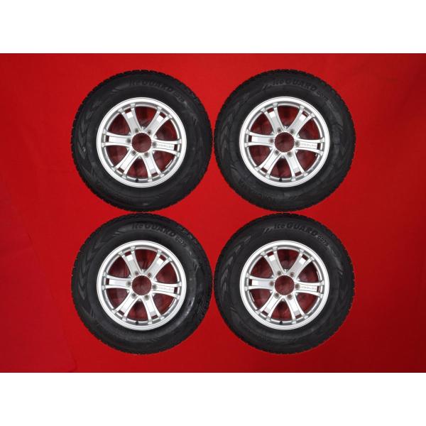 【YOKOHAMA ice GUARD G075 265/65R17】スタッドレス【Weds KEELER 17インチ 7.5J6HPCD139.7+25】21年製 バリ溝 ランクルプラド等 (TG017)  クレジットカード QR決済可能 taiheishopping_w051520458