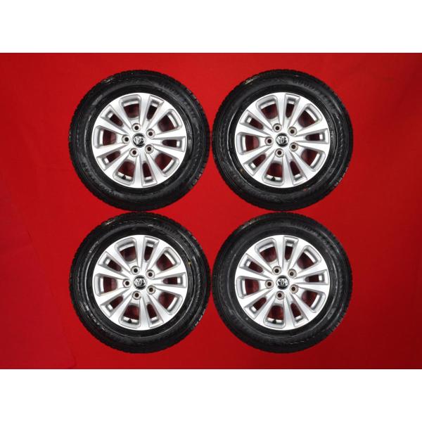 グッドイヤータイヤ　26年製造バリ溝　トヨタ純正ホイール　15インチ　ボルト付き バリ溝 4本SET】ヴォクシー/ノア 80系 後期 純正 アルミホイール [6J +