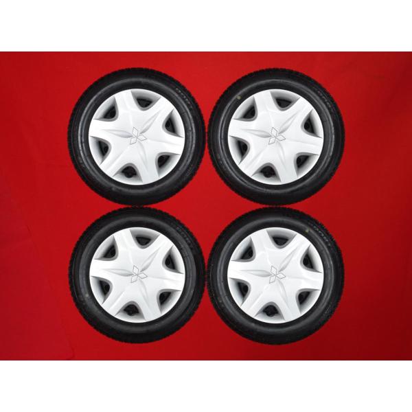①送料込4本【16000円】三菱純正 ホイールセット 155/65R13　バリ溝 taiheishopping_w051521984