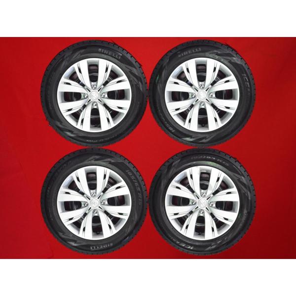 プジョー シトロエン　純正15インチ　鉄チンホイール　スタットレスセット プジョー シトロエン 純正15インチ 鉄チンホイール スタットレスセット