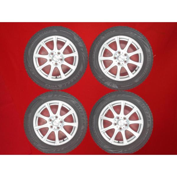 【215/55R16】中古ブリザックスタッドレスタイヤ＋フォルクスワーゲンホイール付き BRIDGESTONE（ブリヂストン） 中古タイヤ スタッドレスタイヤ ホイール