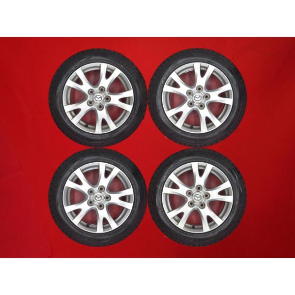 ス*ン様 マツダ純正 16インチ アルミホイール スタッドレタイヤ付バリ溝 バリ溝 4本SET】マツダ アテンザ GH系 純正 アルミホイール [6.5J +55