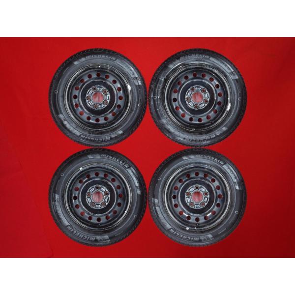 セレナ純正鉄ホイールスタッドレスタイヤ 15インチ 4本セット 激安 4本SET】日産 セレナ C24 純正 スチール 鉄ホイール 鉄チン [5.5J