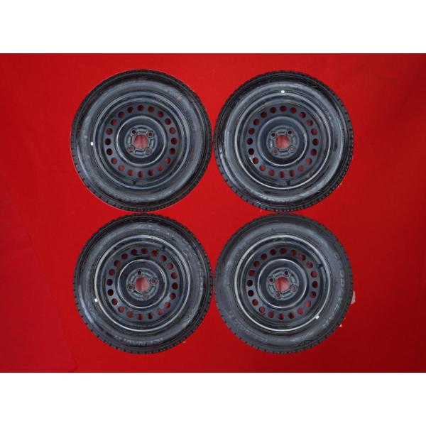 激安 4本SET】日産 キューブ Z12 純正 スチール 鉄ホイール 鉄チン 