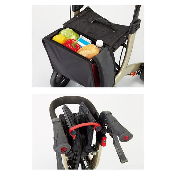 アロン化成 歩行車リトルターン ロータイプ 532-316 ワインレッド