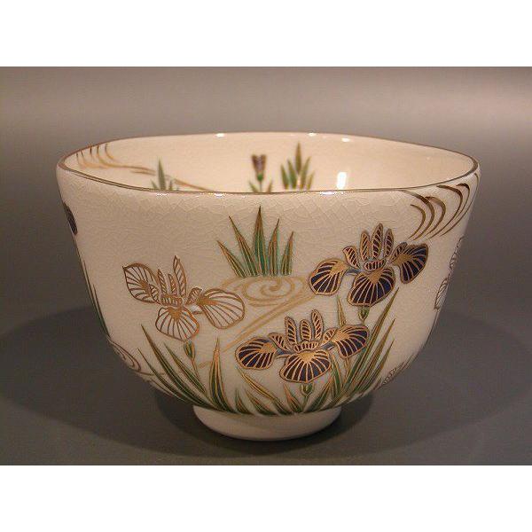 相模 竜泉 茶道具 抹茶茶碗 色絵 清水焼 茶道具 抹茶茶碗 色絵