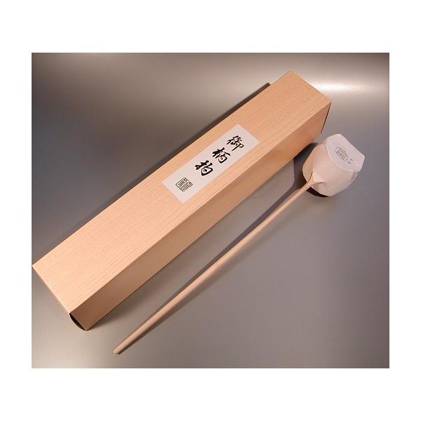 茶道具 柄杓（ひしゃく） 炉用、 宗篤作 日本製、紙箱入、新品 : 佐藤