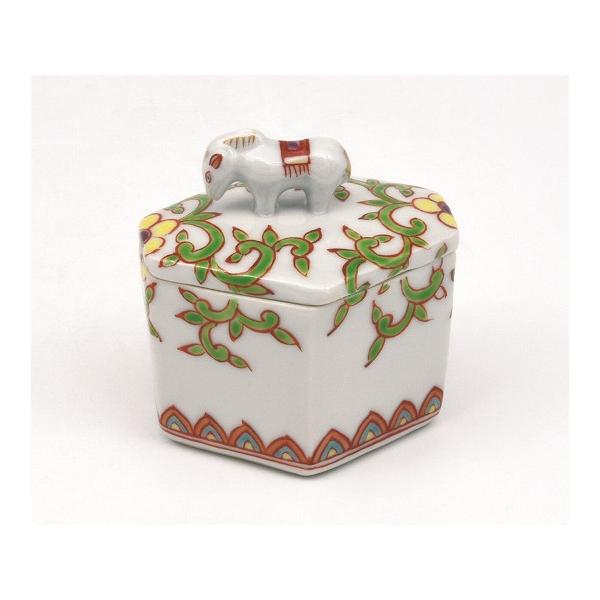 茶道具　青磁　獅子香合　時代箱付　V　R4534 茶道具 青磁 獅子香合 時代箱付 V R4534