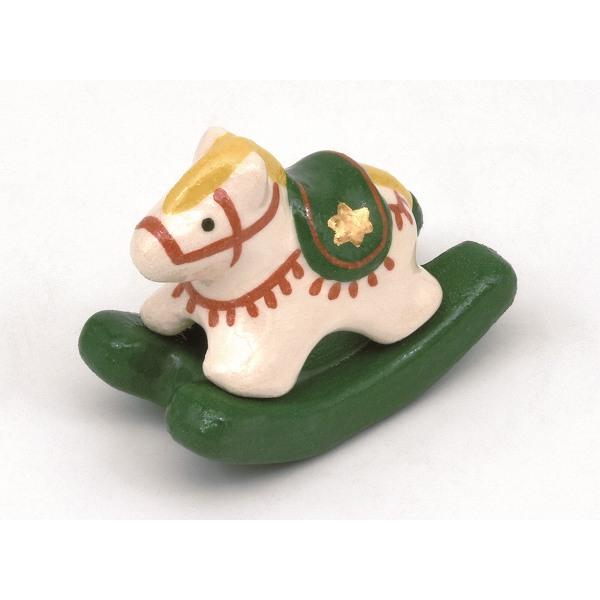 令和8年干支香合　午 馬 御庭焼 共箱 茶道具 茶道具・茶器 香合、干支「午」「馬・うま」、木馬、京都 吉村楽入作