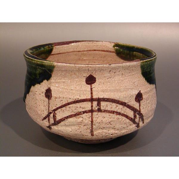 山口正悟／瀬戸織部茶碗／抹茶49 山口正悟／瀬戸織部茶碗／抹茶49 （茶道具 抹茶茶碗 織部 M6